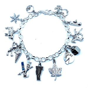 Vermont Charm Bracelet State Theme